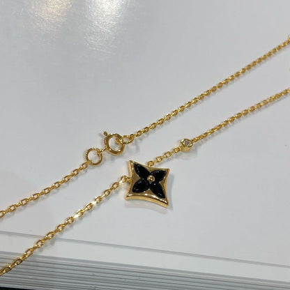 [Lumi Jewelry]STAR BLACK MOP NECKLACE