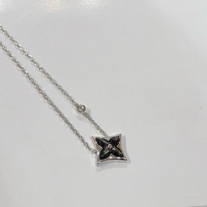 [Lumi Jewelry]STAR BLACK MOP NECKLACE