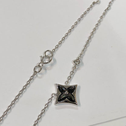 [Lumi Jewelry]STAR BLACK MOP NECKLACE