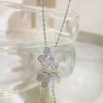 [Lumi Jewelry]FLOWER DIAMOND NECKLACE