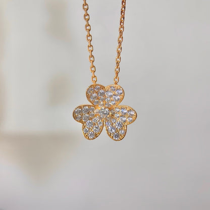 [Lumi Jewelry]FLOWER DIAMOND NECKLACE