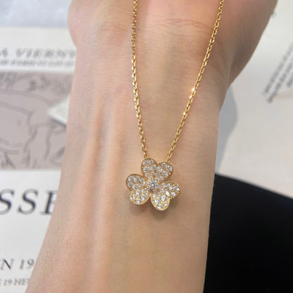 [Lumi Jewelry]FLOWER DIAMOND NECKLACE