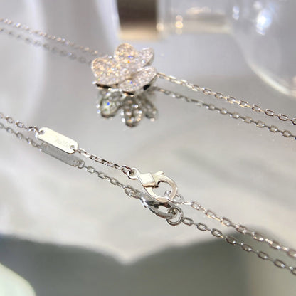 [Lumi Jewelry]FLOWER DIAMOND NECKLACE