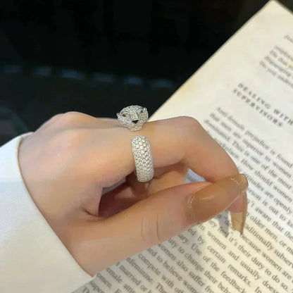 [Lumi Jewelry]PANTHERE 5.5MM ALL DIAMOND RING