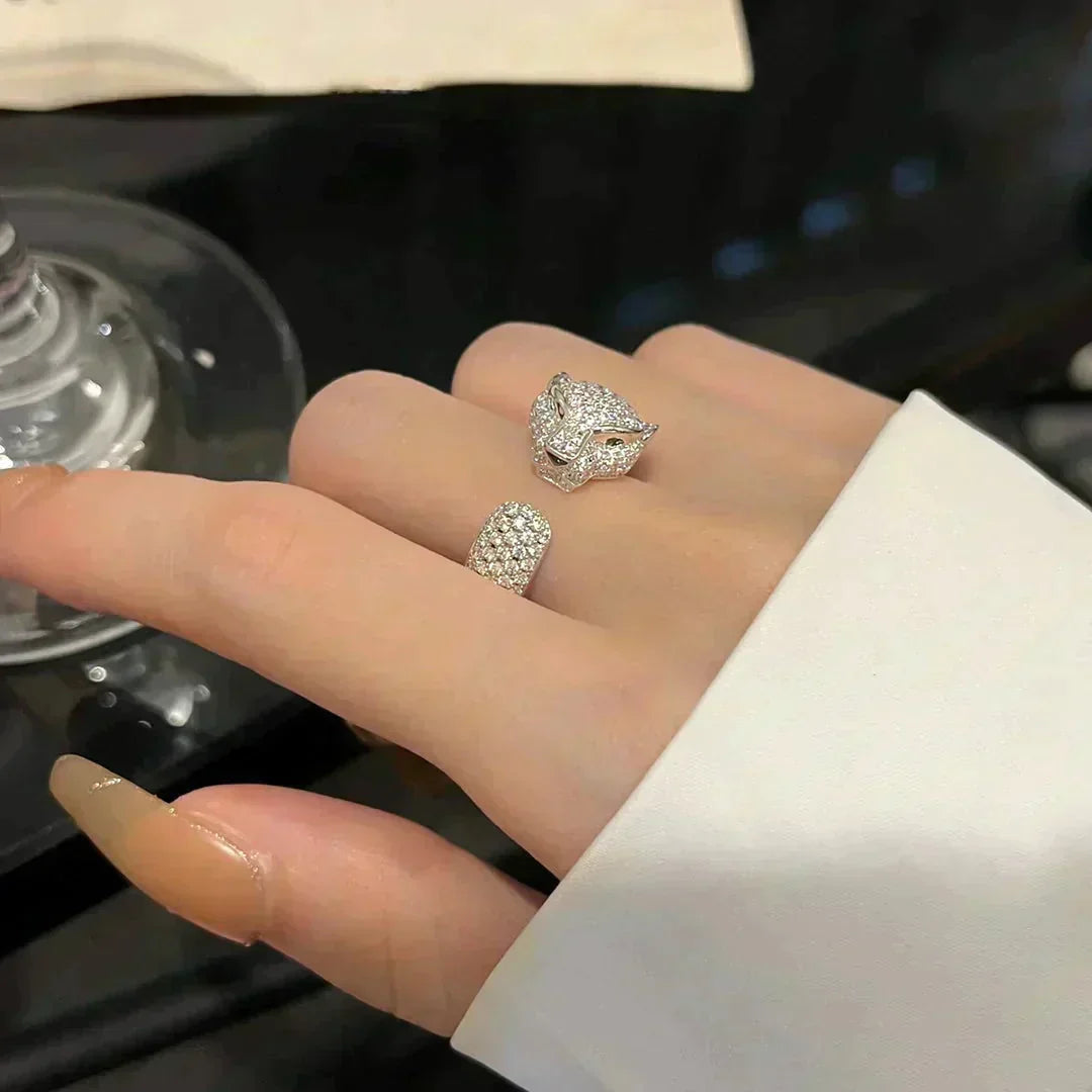 [Lumi Jewelry]PANTHERE 5.5MM ALL DIAMOND RING