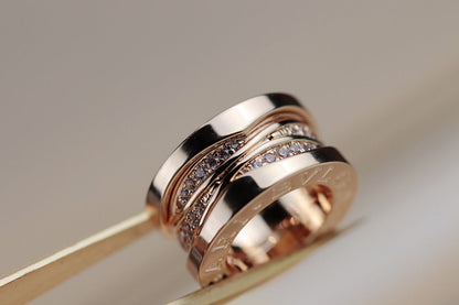[Lumi Jewelry]ZERO 1 PINK GOLD DIAMOND NECKLACE