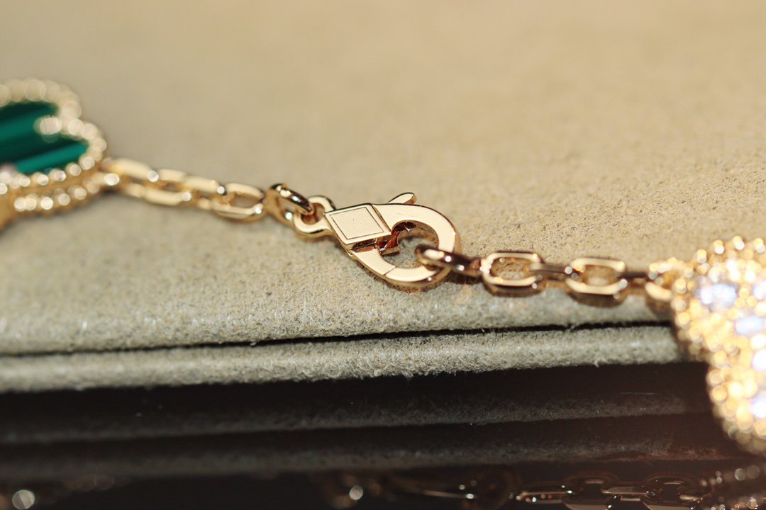 [Lumi Jewelry]CLOVER 20 MOTIFS ONYX ROSE GOLD