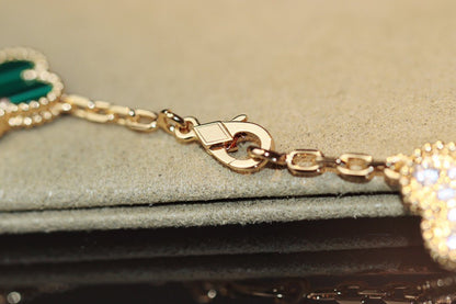 [Lumi Jewelry]CLOVER 20 MOTIFS ONYX ROSE GOLD