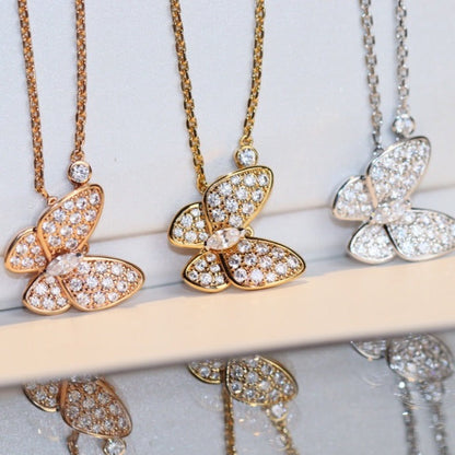 [Lumi Jewelry]BUTTERFLY DIAMOND NECKLACE