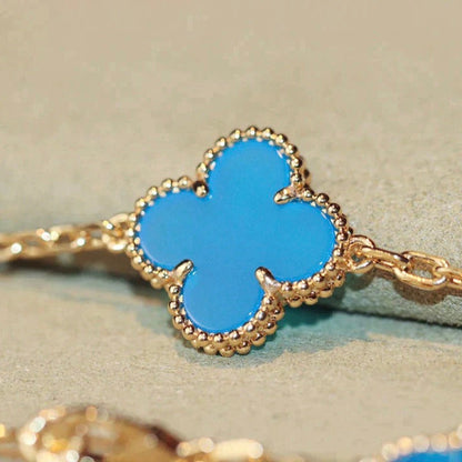 [Lumi Jewelry]CLOVER 20 MOTIFS TURQUOISE GOLD