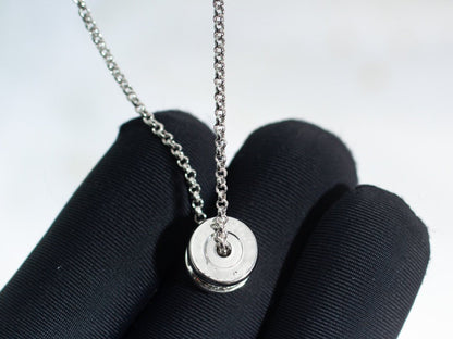 [Lumi Jewelry]ZERO 1 SILVER DIAMOND NECKLACE