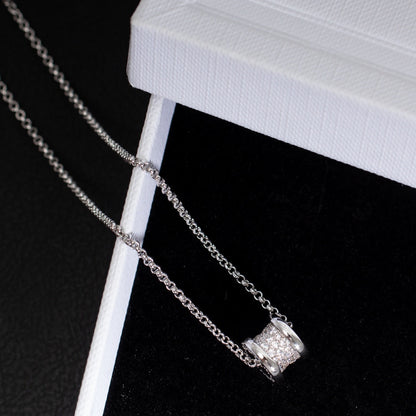 [Lumi Jewelry]ZERO 1 SILVER DIAMOND NECKLACE