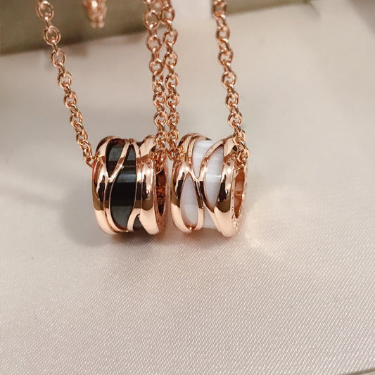 [Lumi Jewelry]ZERO 1 FOUR BAND PINK GOLD CERAMIC