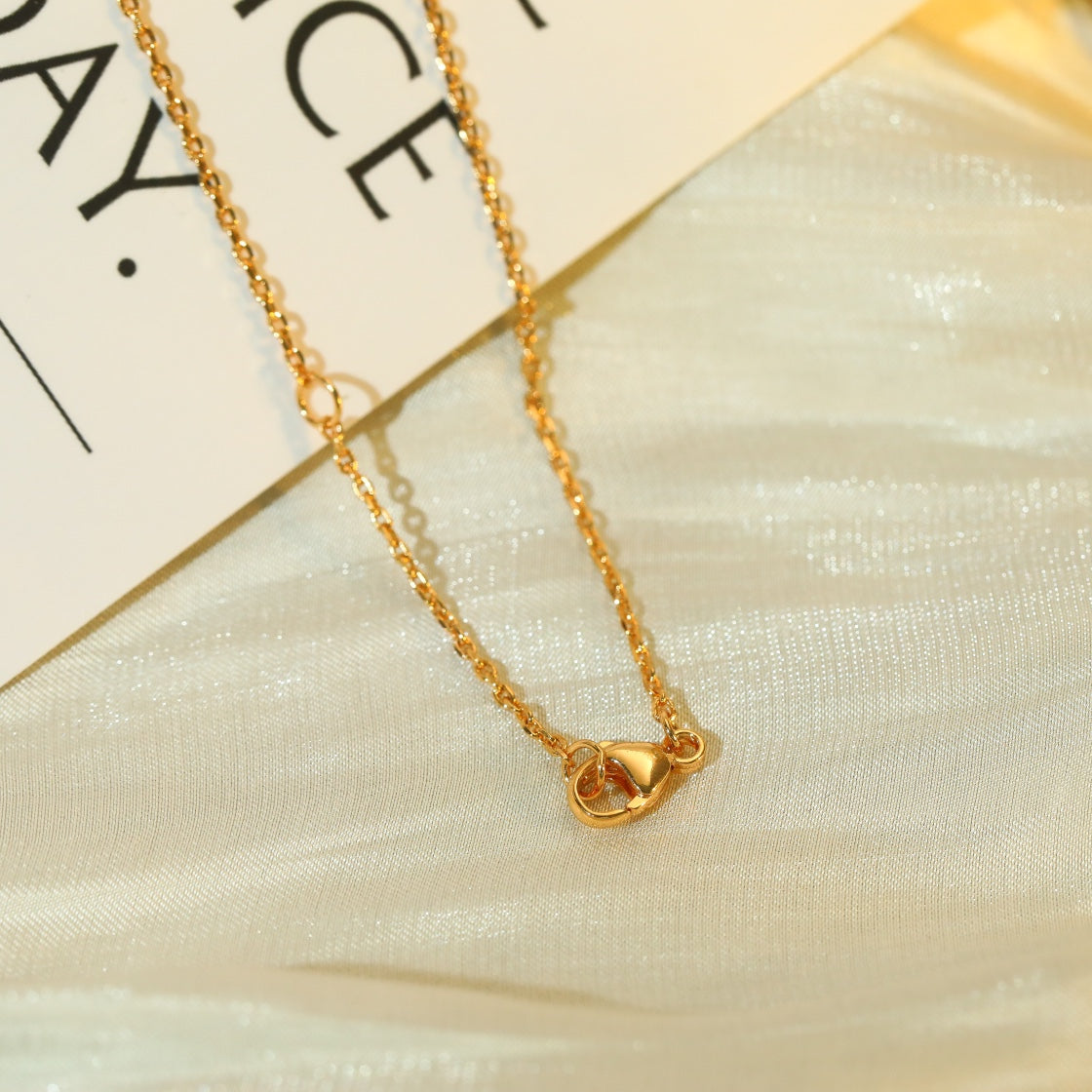 [Lumi Jewelry]VOLT SILVER DIAMOND PEDANT NECKLACE