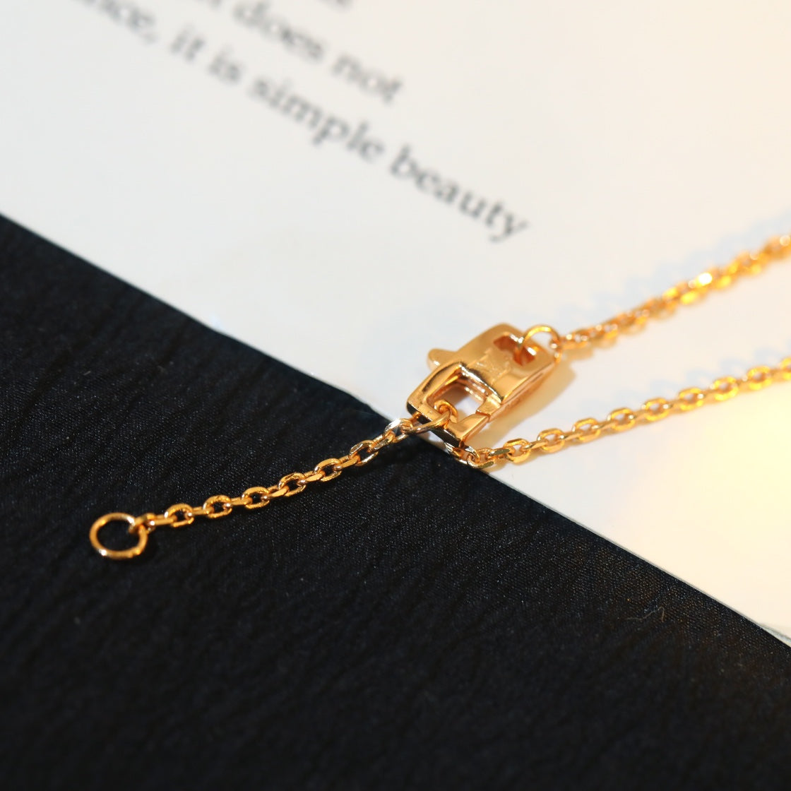 [Lumi Jewelry]STAR AND SUN DIAMOND PINK GOLD NECKLACE