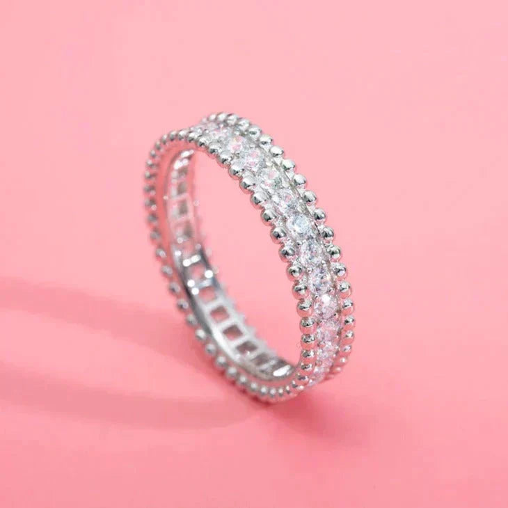 [Lumi Jewelry]PERLEE DIAMOND SILVER RING