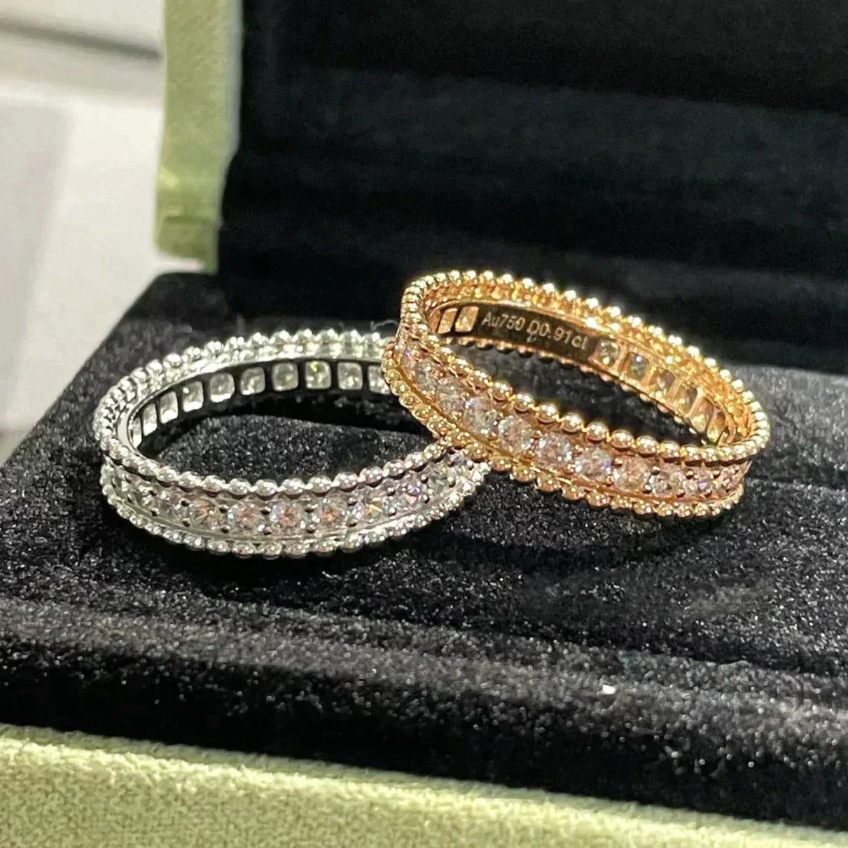 [Lumi Jewelry]PERLEE DIAMOND ROSE GOLD RING