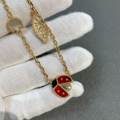 [Lumi Jewelry]LUCKY SPRING 15 MOTIFS GOLD NECKLACE