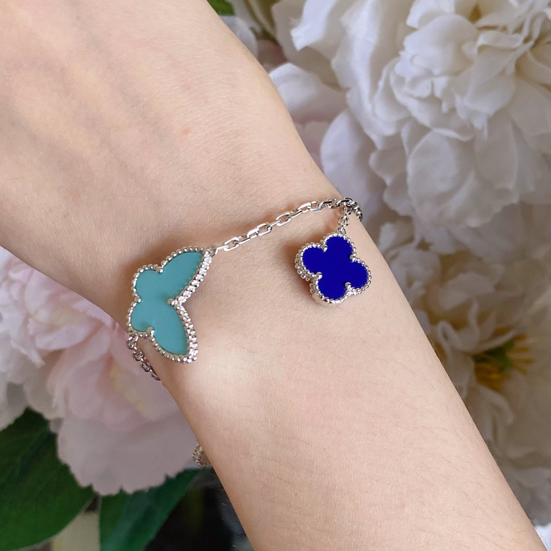 [Lumi Jewelry]LUCKY SPRING SILVER BRACELET 4 MOTIF