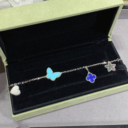 [Lumi Jewelry]LUCKY SPRING SILVER BRACELET 4 MOTIF
