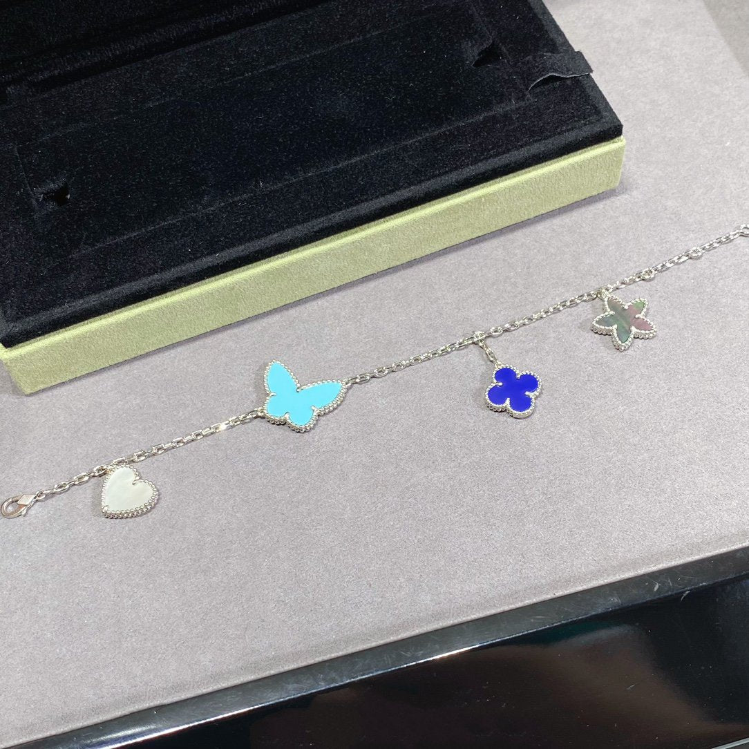 [Lumi Jewelry]LUCKY SPRING SILVER BRACELET 4 MOTIF