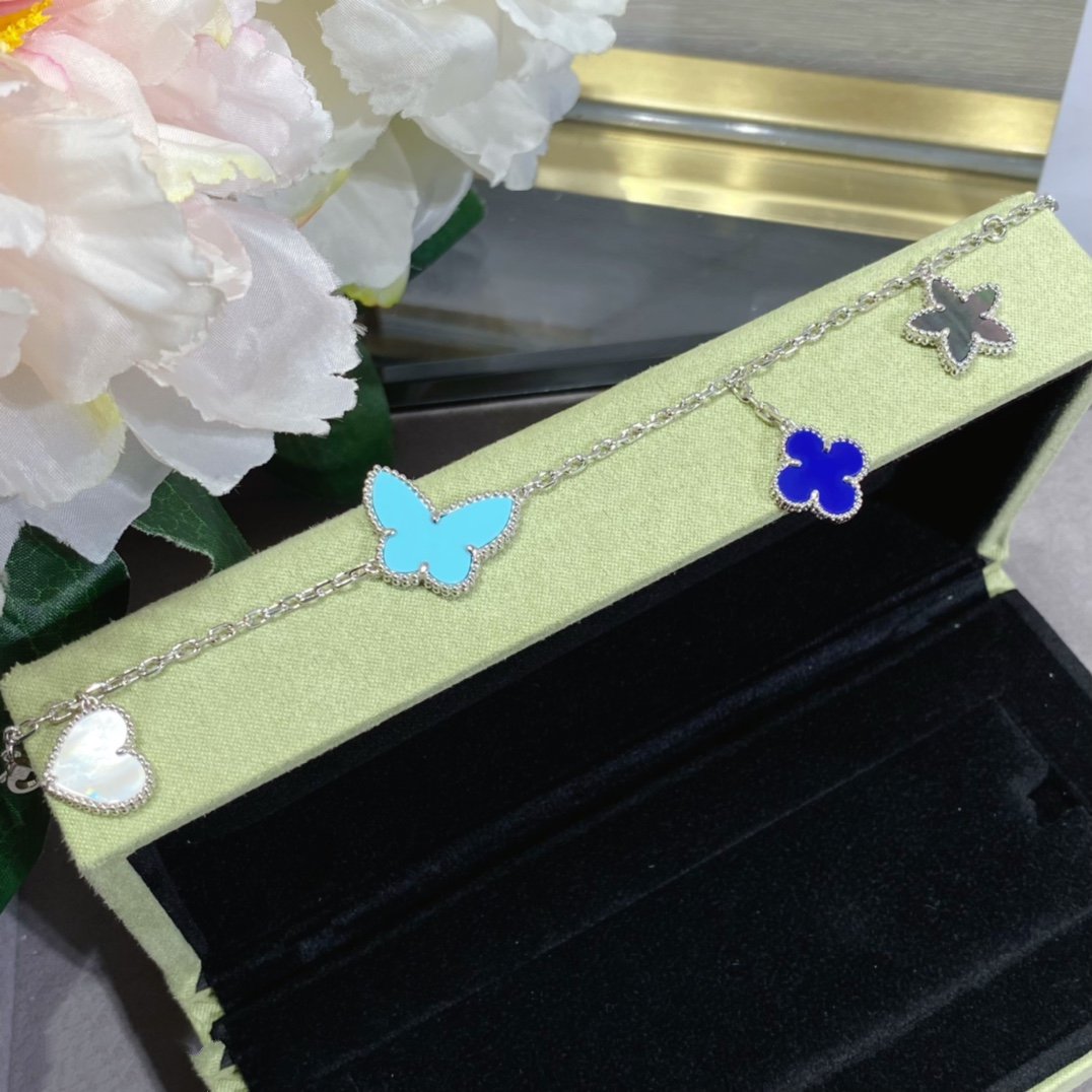 [Lumi Jewelry]LUCKY SPRING SILVER BRACELET 4 MOTIF