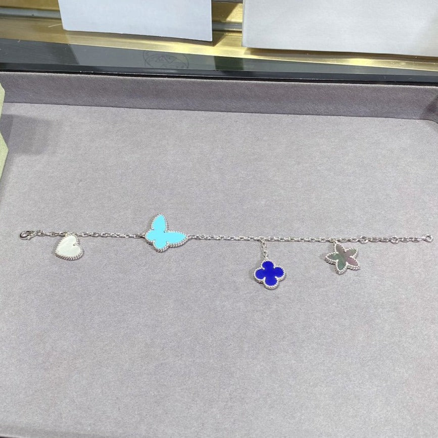 [Lumi Jewelry]LUCKY SPRING SILVER BRACELET 4 MOTIF