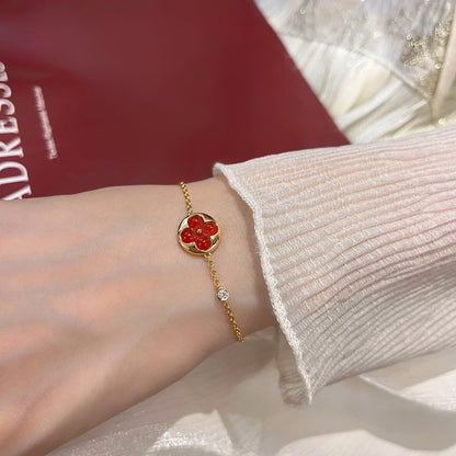 [Lumi Jewelry]SUN PEDANT CARNELIAN BRACELET