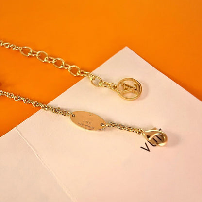 [Lumi Jewelry]LOGO STAR MOTIF GOLD BRACELET