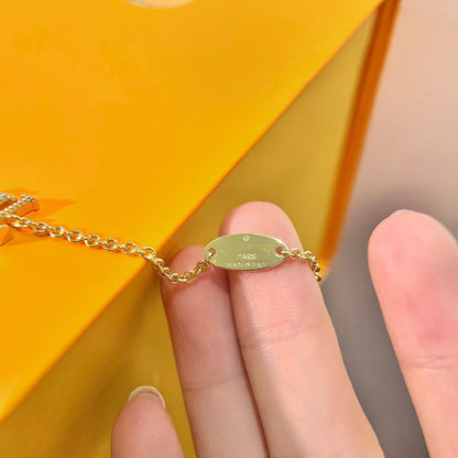 [Lumi Jewelry]LOGO STAR MOTIF GOLD BRACELET