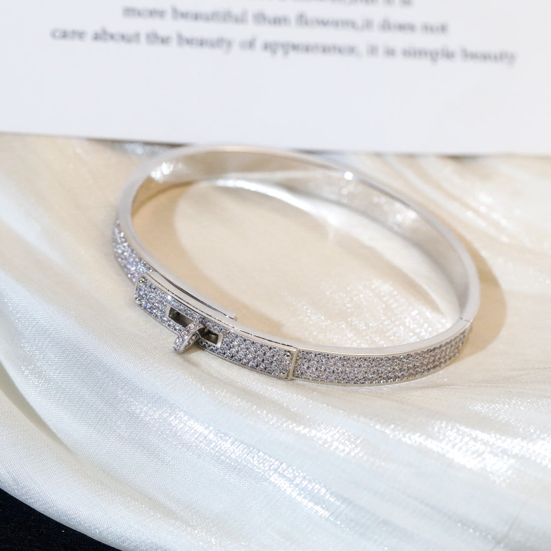 [Lumi Jewelry]KELLY BRACELET DIAMOND PAVED