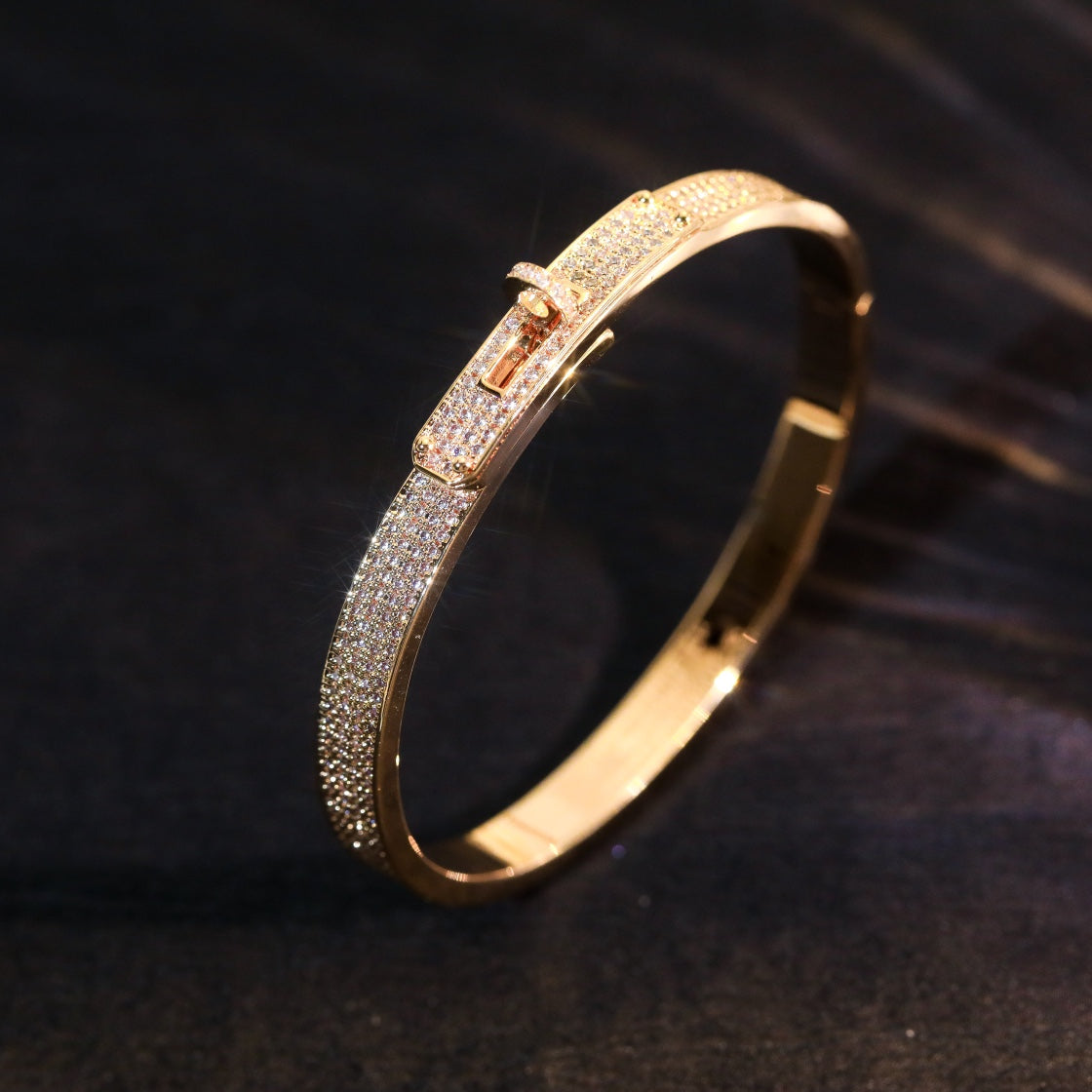 [Lumi Jewelry]KELLY BRACELET DIAMOND PAVED