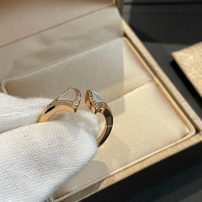 [Lumi Jewelry]DREAM MOP DIAMOND OPEN RING