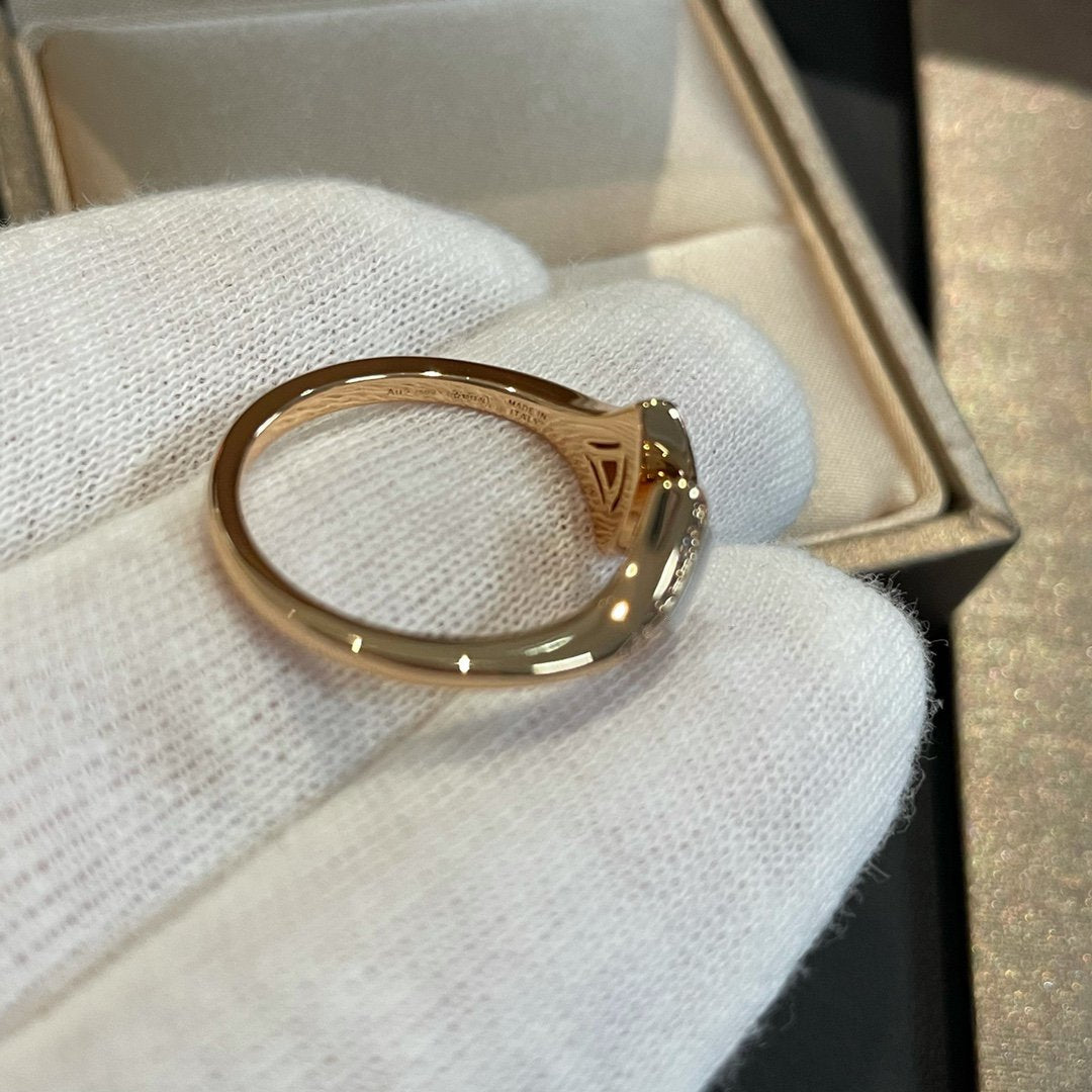 [Lumi Jewelry]DREAM MOP DIAMOND OPEN RING