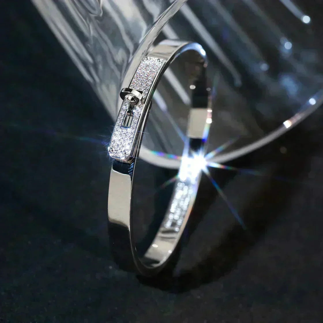 [Lumi Jewelry]KELLY SILVER DIAMOND BRACELET