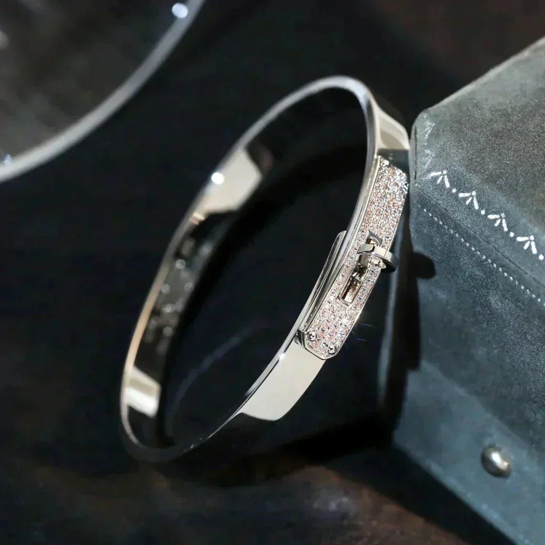[Lumi Jewelry]KELLY SILVER DIAMOND BRACELET