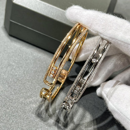 [Lumi Jewelery]MOVE 10TH PAVED DIAMOND BRACELET