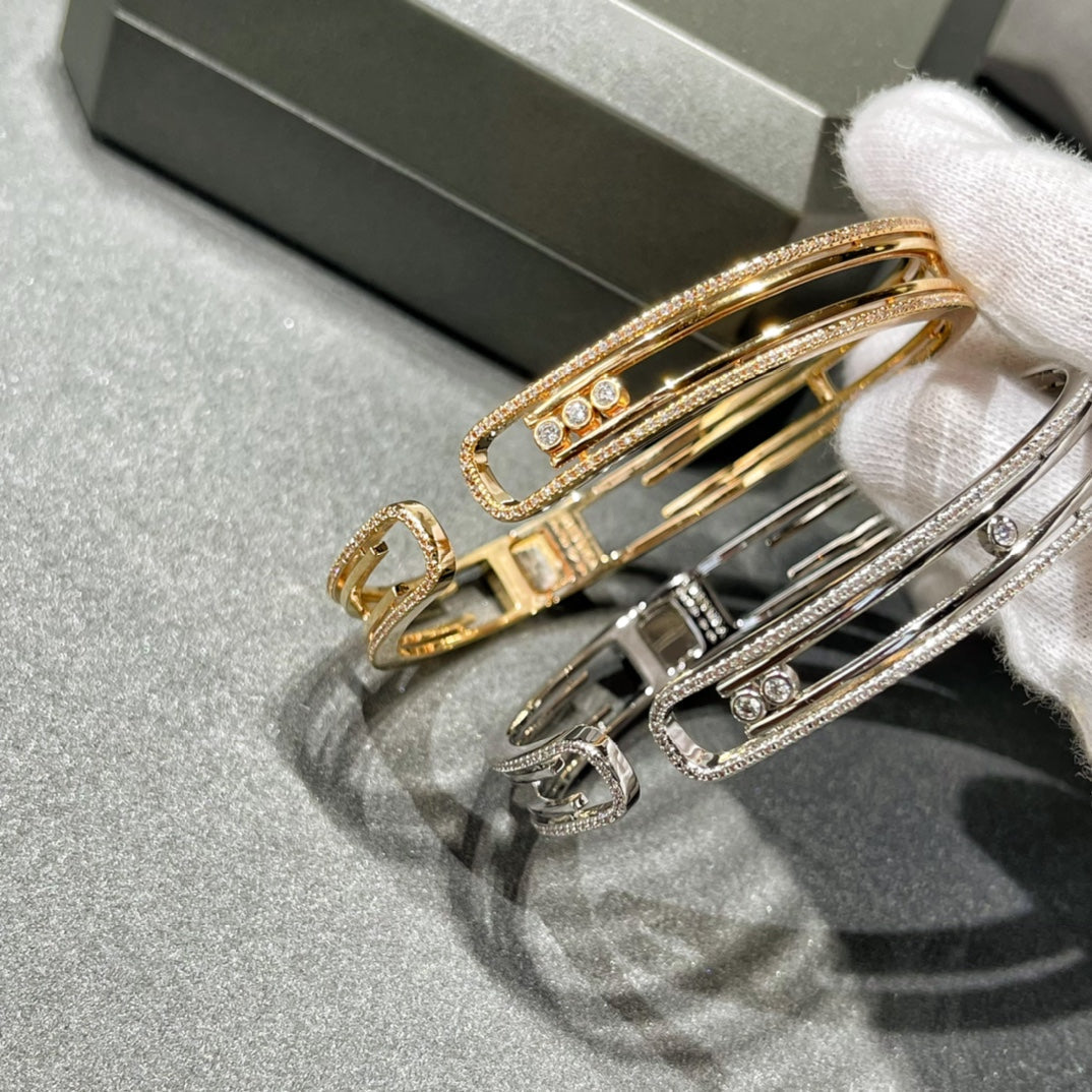 [Lumi Jewelery]MOVE 10TH PAVED DIAMOND BRACELET