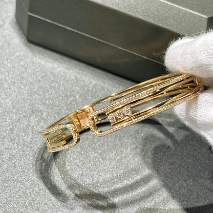 [Lumi Jewelery]MOVE 10TH PAVED DIAMOND BRACELET