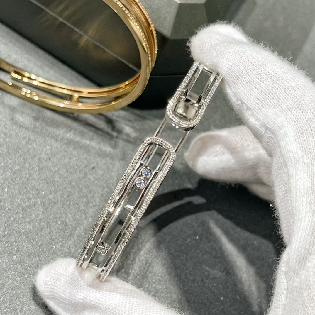 [Lumi Jewelery]MOVE 10TH PAVED DIAMOND BRACELET