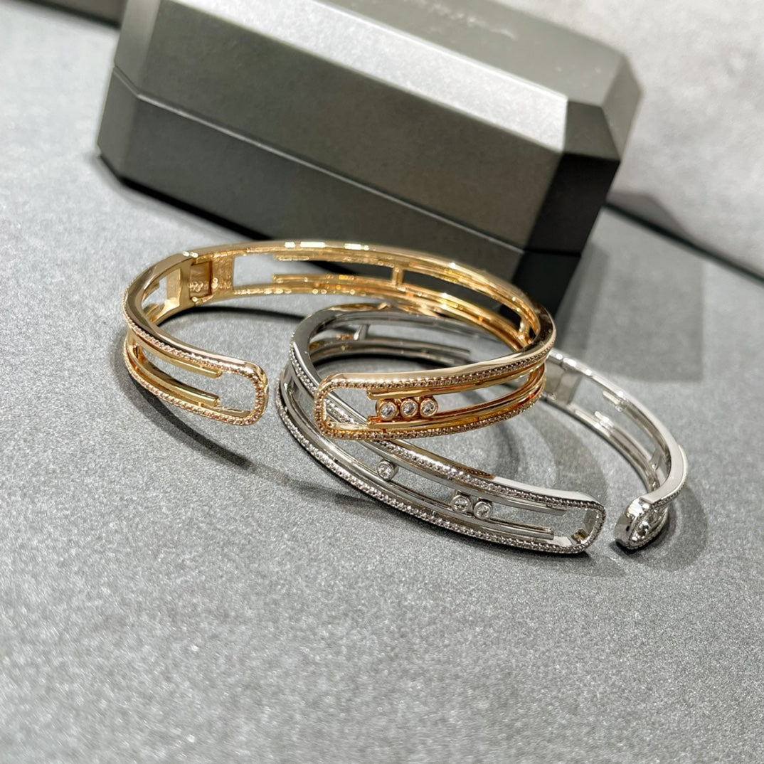 [Lumi Jewelery]MOVE 10TH PAVED DIAMOND BRACELET