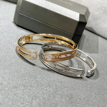 [Lumi Jewelery]MOVE 10TH PAVED DIAMOND BRACELET