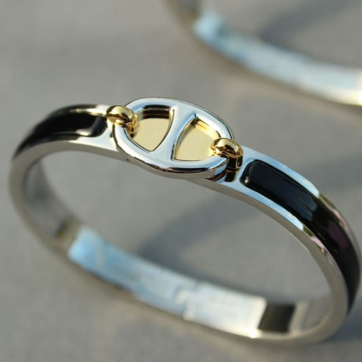 [Lumi Jewelry]CLIC CHAINE SILVER BRACELET