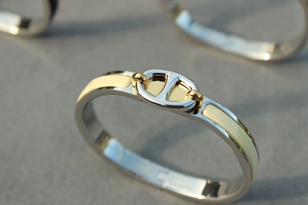 [Lumi Jewelry]CLIC CHAINE SILVER BRACELET