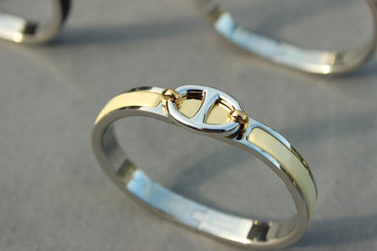 [Lumi Jewelry]CLIC CHAINE SILVER BRACELET