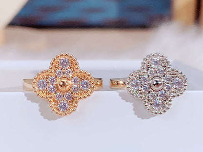 [Lumi Jewelry]CLOVER DIAMOND RING