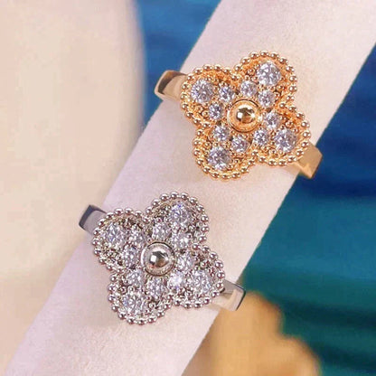 [Lumi Jewelry]CLOVER DIAMOND RING