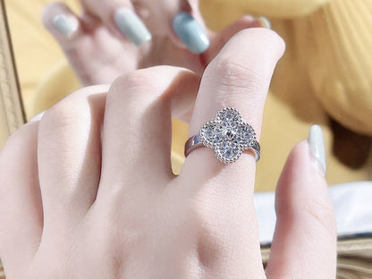 [Lumi Jewelry]CLOVER DIAMOND RING