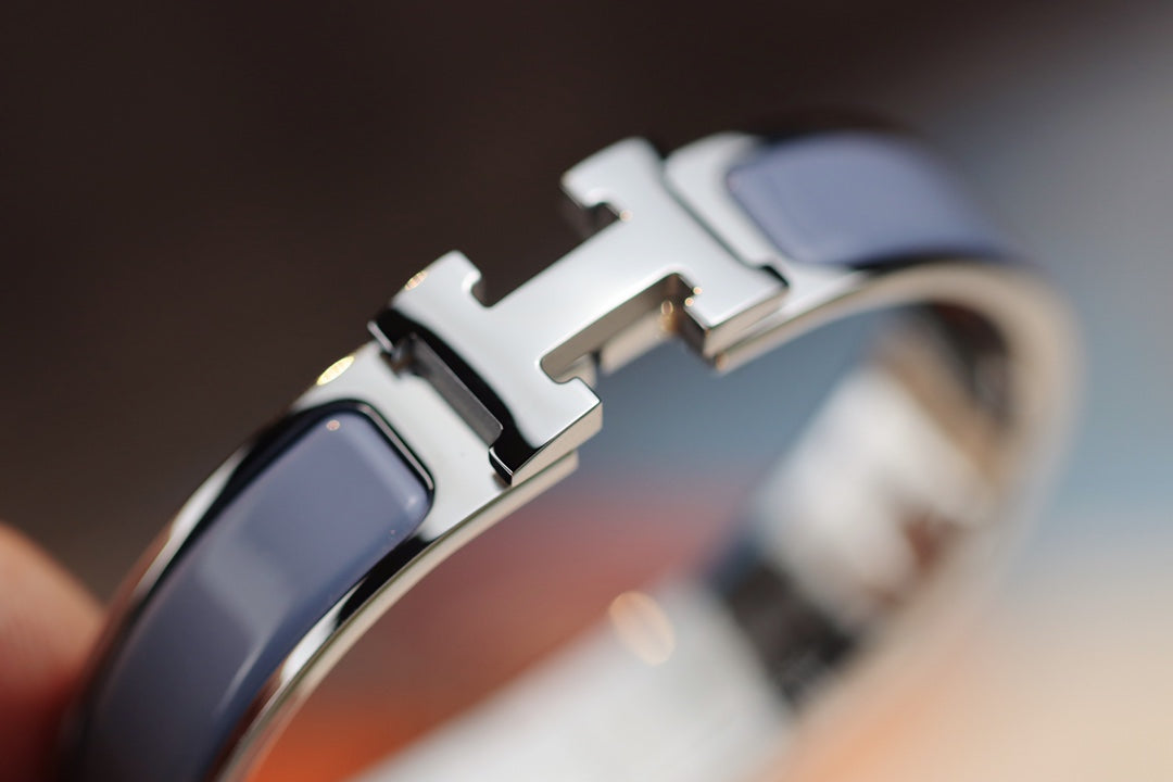 [Lumi Jewelry]H BRACELET 12MM BLUE GRAY