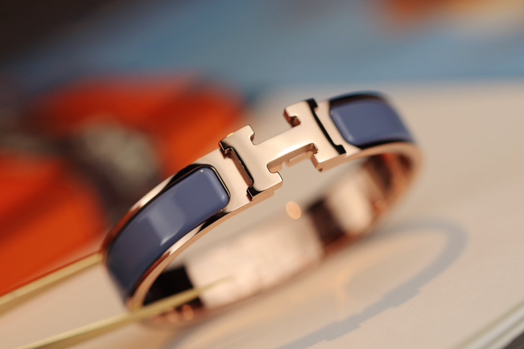 [Lumi Jewelry]H BRACELET 12MM BLUE GRAY